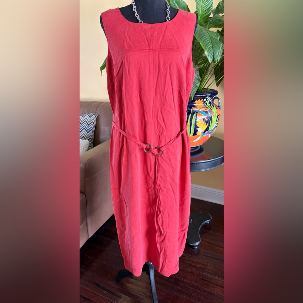 Talbots Petite 14 Salmon colored Vintage dress - 14P